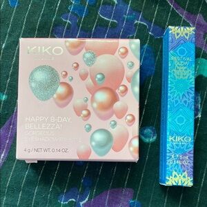 Kiko LOT OF 2 - Happy B-Day, Bellezza! Eye Palette & Festival Glow Brow Definer